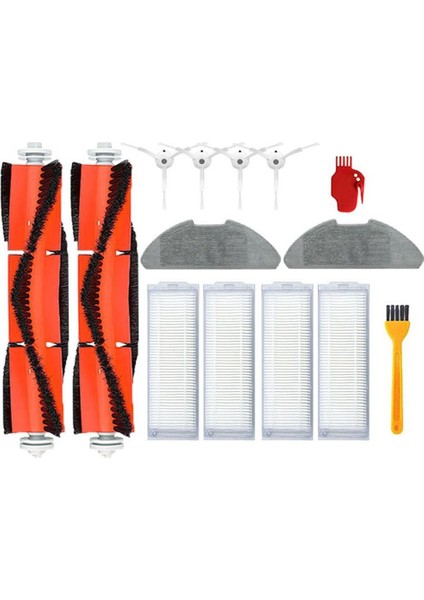 Xiaomi Mop 2 Pro / Mop 2 Lite / MJST1SHW / Mjstl Hepa Filtre Paspas Bezi Ana Yan Fırça Elektrikli Süpürge Aksesuarları (Yurt Dışından)