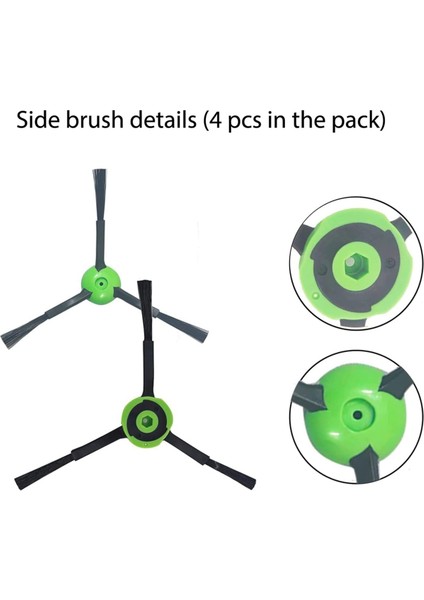 Irobot Combo J5+ I5+ Puls Sürümleri Için Elektrikli Süpürge Ana Yan Fırça Hepa Filtre Paspas Bezi Toz Torbaları Aksesuarlar (Yurt Dışından)