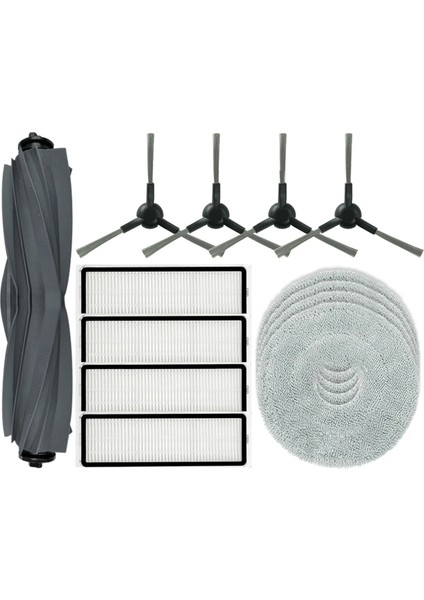 Dreame L10S Pro Gen 2 Robot Süpürge Parçaları Ana Yan Fırça Paspas Filtresi Yedekleri (Yurt Dışından)