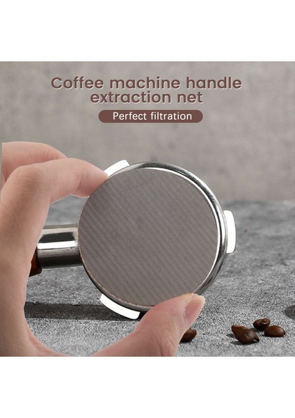 53.5mm Temas Duş Ekranı Puck Ekran Filtresi Mesh Expresso Portafilter Kahve Makinesi Için Evrensel Olarak Kullanılır (Yurt Dışından)