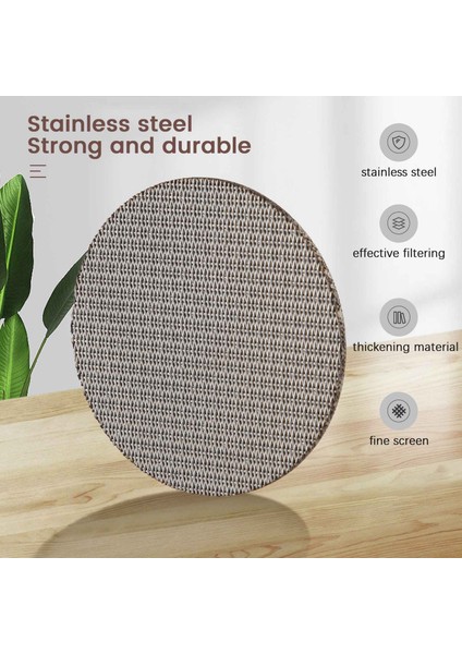 53.5mm Temas Duş Ekranı Puck Ekran Filtresi Mesh Expresso Portafilter Kahve Makinesi Için Evrensel Olarak Kullanılır (Yurt Dışından)