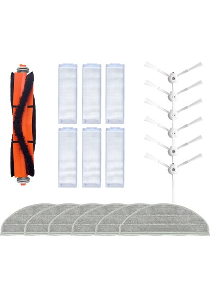 Viomi Alpha 3 VXVC25 / Mjstp / Redroad G10 Robot Süpürge Için Aksesuar Seti Ana Yan Fırça Hepa Filtre Paspas Yedek Parçaları (Yurt Dışından)