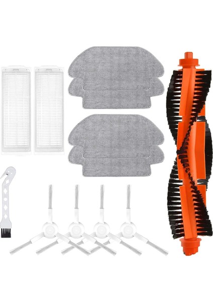 Xiaomi Mi Için Robot Vakum Paspas 2 S/paspas Pro/paspas P/robot Vakum S12/S10 AB/STYJ02YM Ana Yan Fırça Hepa Filtre Paspas Bezi (Yurt Dışından)