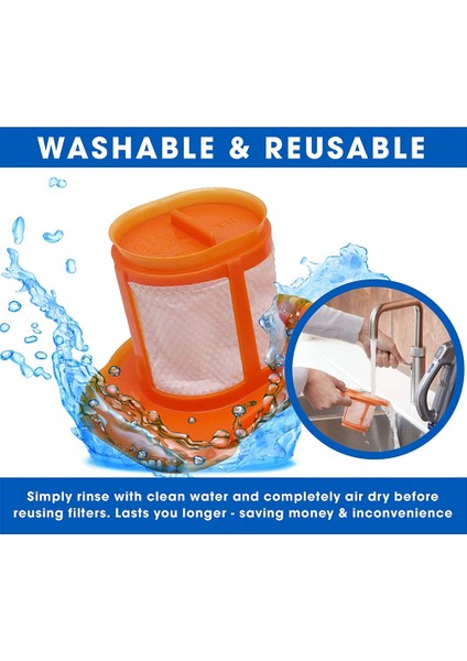 Black+Decker HHVKF10, HHVK320J10, HHVK515J00FF Elektrikli Süpürge Aksesuarlarıyla Uyumlu Yedek Filtreler (Yurt Dışından) indirimleri