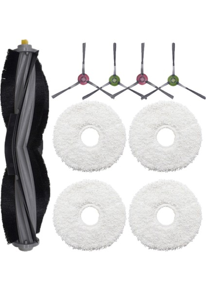 Yeedi Floor 3 Istasyon Robot Süpürge Aksesuarları Için Yedek Yedek Parçalar Ana Yan Fırça Paspas Bez Bez (Yurt Dışından)