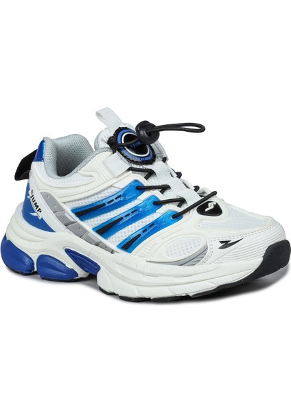 31130 Beyaz - Mavi Sneaker Çocuk Spor Ayakkabı
