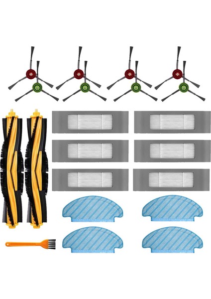 Fırça Filtre Paspas Bezi Yedek Parçaları Yeedi Vac Max Vac Hibrit Vakum Istasyonu Elektrikli Süpürge Robotu (Yurt Dışından)