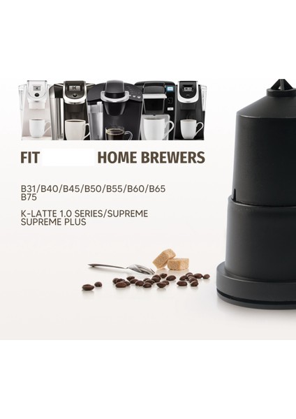 Gıda Sınıfı Pp Kahve Filtresi K Fincan Keurig B45 Kahve Makinesi Doldurulabilir Filtre, Siyah 2 Adet (Yurt Dışından) modelleri