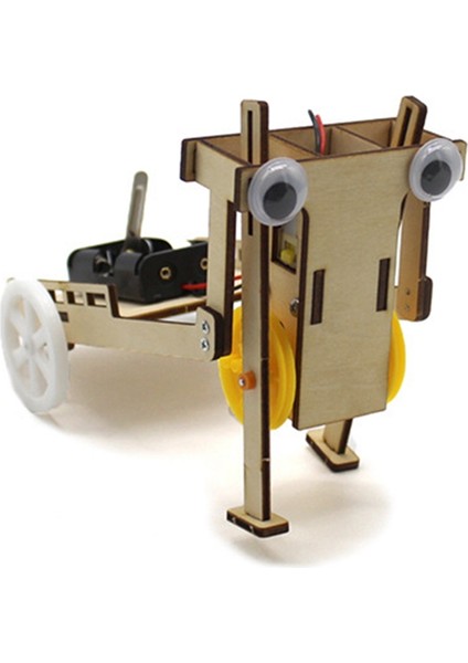 Robot Çekme Arabası Malzeme Paketi Bilimsel Model Dıy Oyuncak (Yurt Dışından)