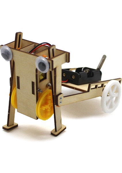 Robot Çekme Arabası Malzeme Paketi Bilimsel Model Dıy Oyuncak (Yurt Dışından)