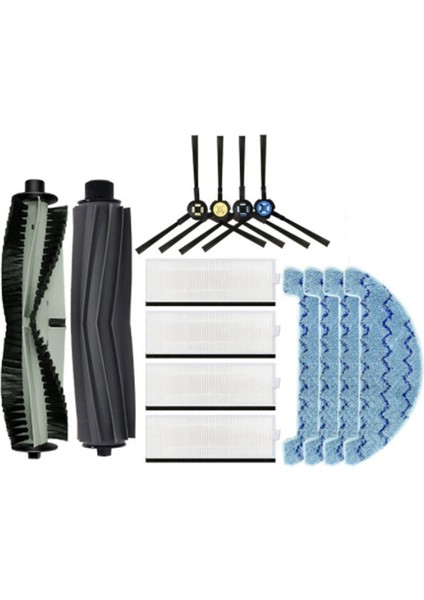 Ilife Için A7 A9S V8 V8S X750 X785 X800 V80 Silvercrest Ssr1 Ssra1 Kauçuk Ana Yan Fırça Hepa Filtre Yedek Parçaları (Yurt Dışından)