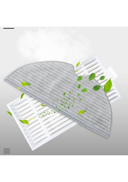 Dreame D9 Için 4 Adet Elektrikli Süpürge Parçaları Dreame D9 Paspas Robotu Paspas Aksesuarları Tam Yün Paspas (Yurt Dışından) fırsatları