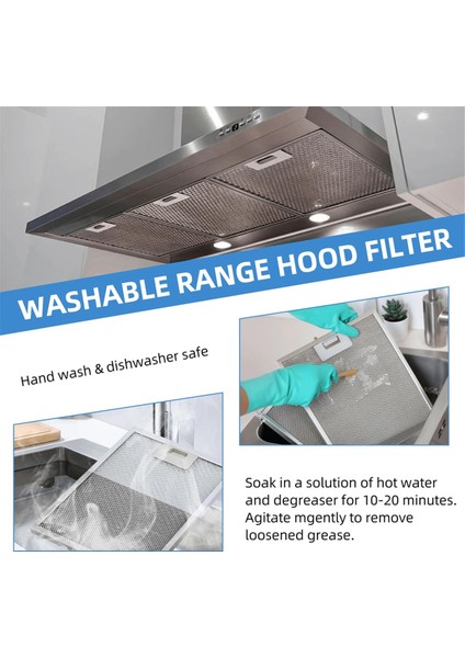 3 Adet W10169961A Whirlpool Kitchenaid Jenn Air Davlumbaz Davlumbaz Filtresi Alüminyum Havalandırma Filtresini Değiştirin 12X10.5 Inç (Yurt Dışından) indirimleri