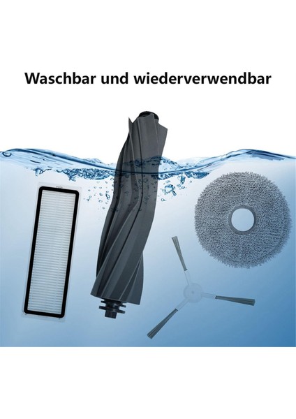 Dreame L10S ULTRA/L10 Ultra/xiaomi X10 Plus Için, Dreame L10S Pro Için Ana Yan Fırça Hepa Filtreleri Paspas Bezi Yedek Parçaları (Yurt Dışından) indirimleri