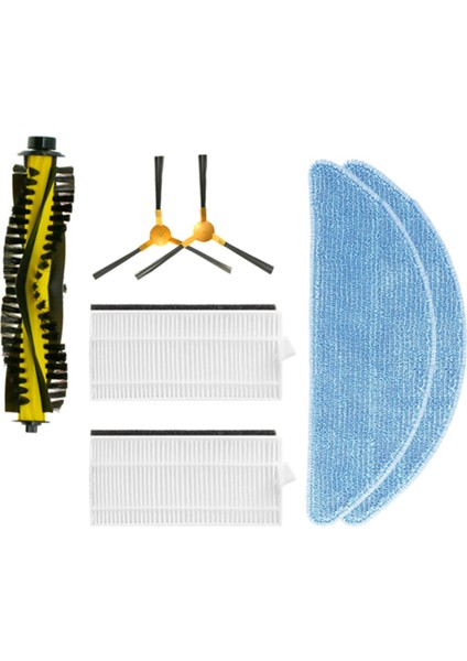 Ikhos Create Netbot S15 Neatsvor X500 X600 Tesvor X500 Pro Robot Süpürge Ana Yan Fırça Paspas Bezi Parçaları (Yurt Dışından) fırsatları