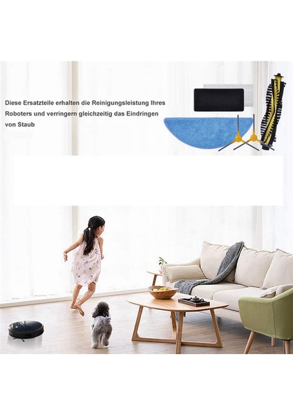 Ikhos Create Netbot S15 Neatsvor X500 X600 Tesvor X500 Pro Robot Süpürge Ana Yan Fırça Paspas Bezi Parçaları (Yurt Dışından) indirimleri