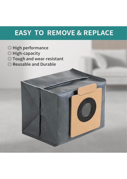 Eufy X10 Pro Omni Robot Süpürgeler Için 12 Adet Yedek Parça Toz Torbası Yıkanabilir Paspas Bezi Hepa Filtre (Yurt Dışından)