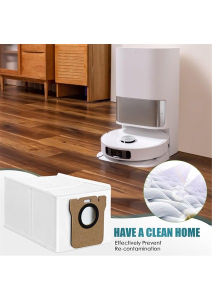 Dreame L10S ULTRA/L10 ULTRA/L10 Prime Toz Torbaları Hepa Filtre Paspas Bezi Robot Süpürge Yedek Parçaları (Yurt Dışından) indirimleri