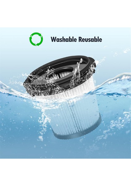 Shark IW3511 ve IW1111 Detect Pro Hafif Kablosuz Elektrikli Süpürge Için 4 Paket Hepa Filtresi Yedeği (Yurt Dışından)