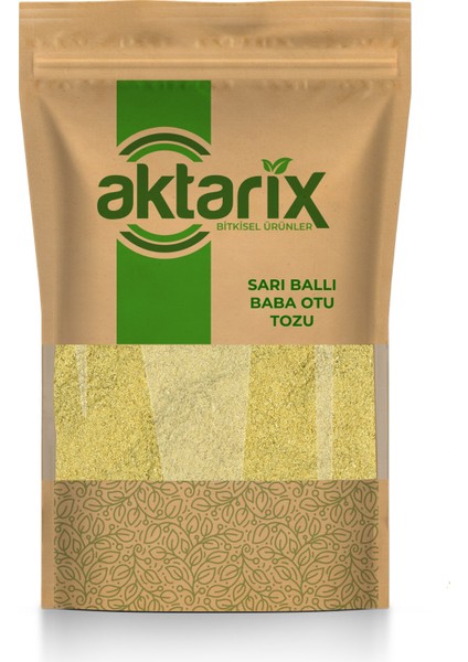 1 kg Sarı Ballı Baba Otu Tozu - Yeni Öğütülmüş