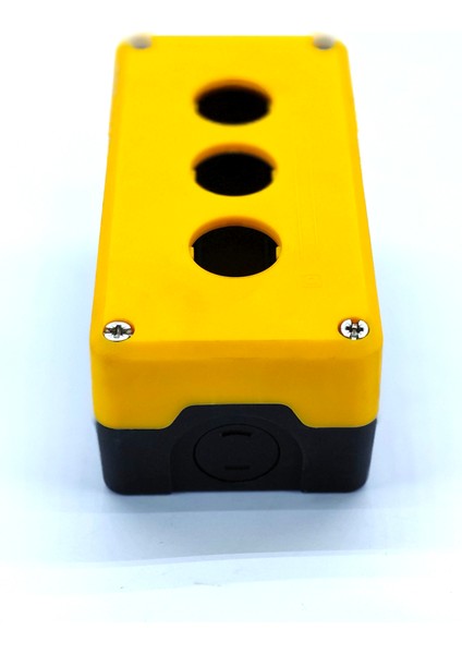 P Serisi Plastik 3 Gözlü Boş Sarı-Siyah Kumanda Kutusu fiyatları