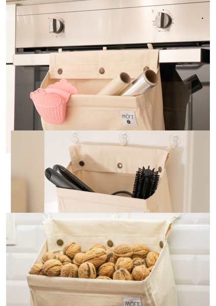 3'lü Çok Amaçlı Dolap Içi Düzenleyici Banyo Mutfak ve Odalarda Düzeni Sağlayan Organızer