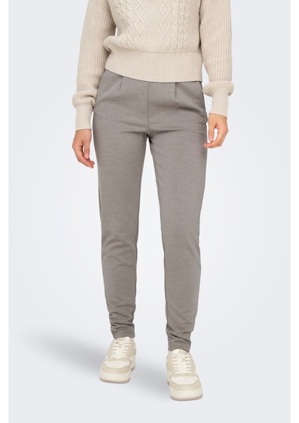 Normal Bel Regular Fit Dar Paça Onlpoptrash Pantolon Bayan Pantolon 15115847