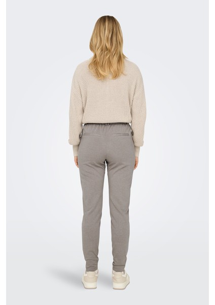Normal Bel Regular Fit Dar Paça Onlpoptrash Pantolon Bayan Pantolon 15115847
