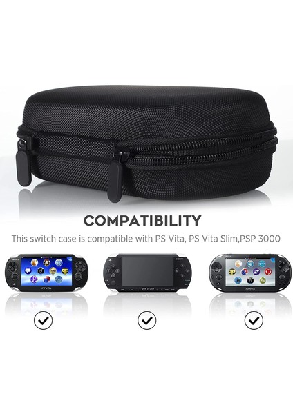 Naylon Büyük Kapasiteli Sony PSVITA2000 Oyun Makinesi Saklama Kutusu Için (Yurt Dışından)