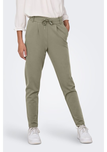 Normal Bel Regular Fit Dar Paça Onlpoptrash Pantolon Bayan Pantolon 15115847