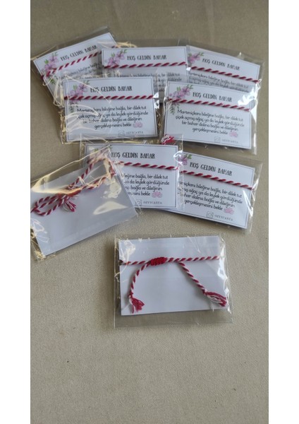 Marteniçka Dilek Bilekliği, 10 Adet, Şans Bileklik Seti, Arkası Ayarlanabilir, Her Biri Ayrı Paketli modelleri