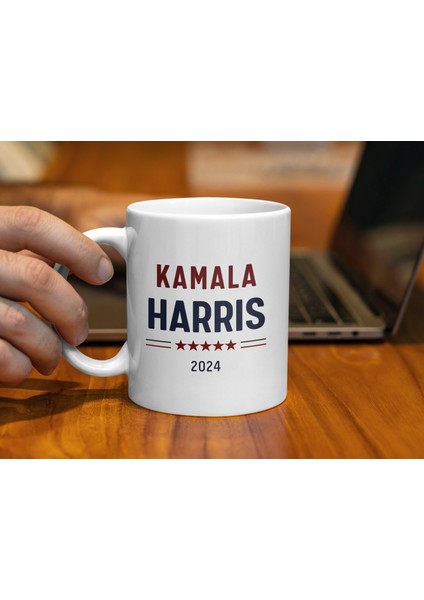 Kamala's Visionary Brew: 2024 Kampanya Kahve Kupası - Ilham Veren, Yüksek Kaliteli Seramik - Siyasi
