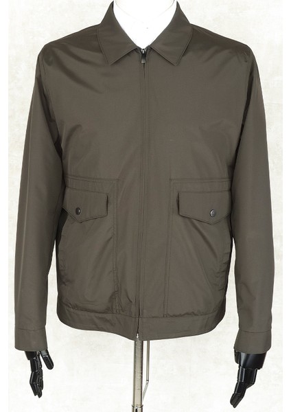 Slimfit Haki Yazlık Ince Mont