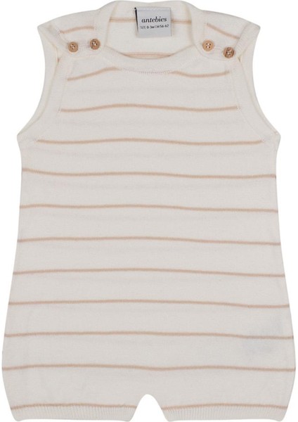 Bej Çizgili Triko Barbatöz