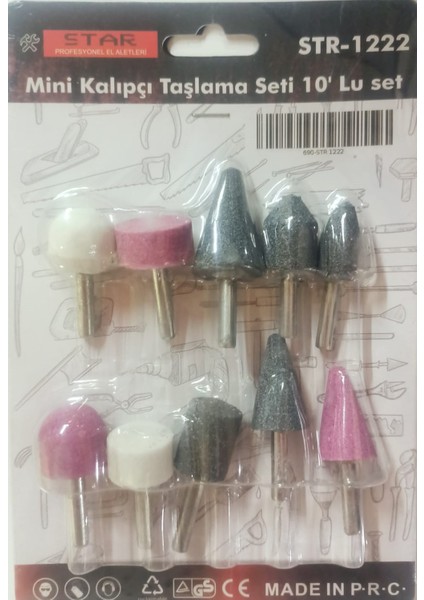 Mini Kalıpçı Taşlama Seti 10LU