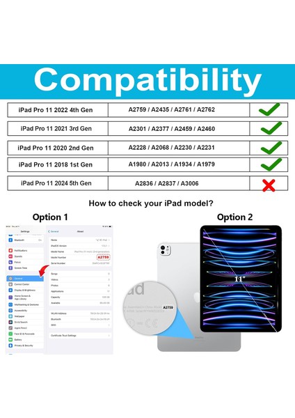Apple iPad Pro 11 Inc 4. Nesil (2022) Ekran Koruyuculu Zırhlı Armor Defender Kalem Bölmeli Kılıf A2759 A2761 A2435