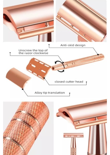 Shave S9 Full Metal Tıraş Makinesi + F7 Fırça + Kase + 10 Adet Platinum Yaprak Jilet