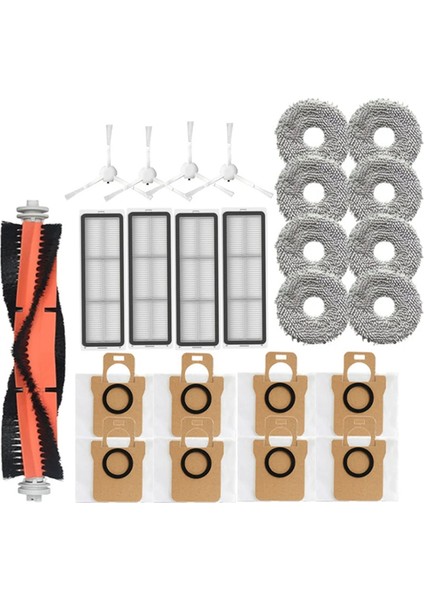 Xıaomı Mijia Omni 1s B101CN B116 Robot/dreame S10 S10+ Vakumlar Parçaları Ana Yan Fırça Bezler Hepa Filtre Toz Torbaları (Yurt Dışından)