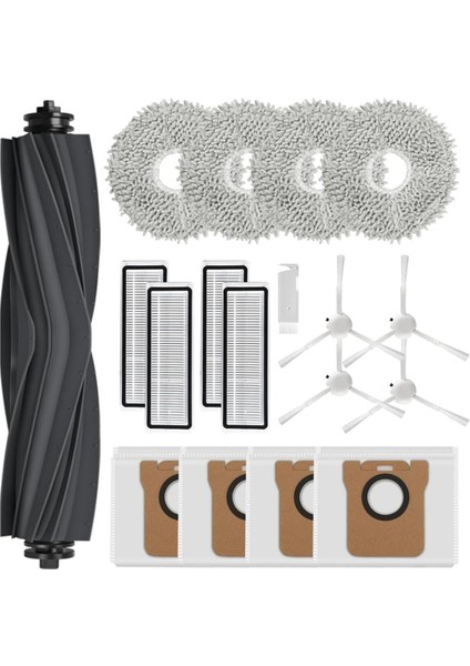 Dreame L10S Ultra/ L10 Ultra/ L10S Pro Için Xiaomi X10 Plus Ana Yan Fırça Hepa Filtreleri Paspas Pedleri Toz Torbaları Parçaları (Yurt Dışından)