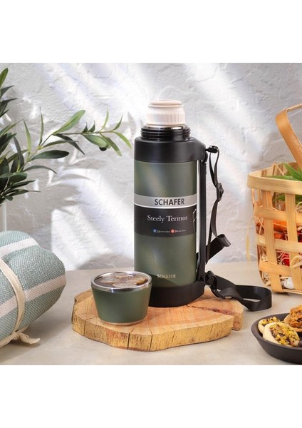 Steely Termos 1.5 L-Yeşil