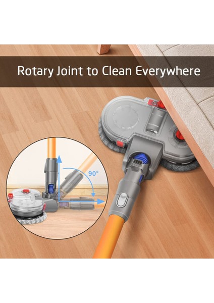 Dyson V6 Animal/fluffy/total Clean DC58/DC59/DC61/DC62/DC74 Için Elektrikli Paspas Aparatı Çıkarılabilir Su Tankı ile (Yurt Dışından)