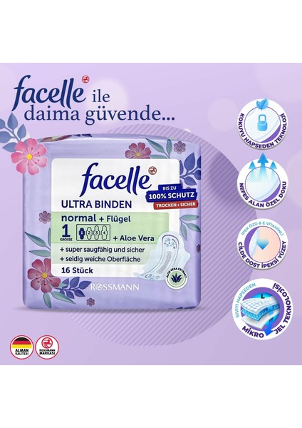 Ultra Ped 16'lı Kanatlı Normal Aloe Vera fiyatları
