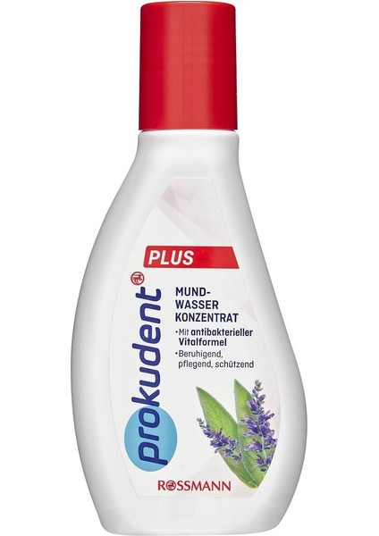 Konsantre Plus Ağız Bakım Suyu 125 ml Adaçayı ve Papatya Özlü