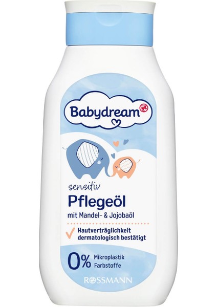 Bebek Bakım Yağı Katkısız Badem ve Jojoba Yağlı 250 ml
