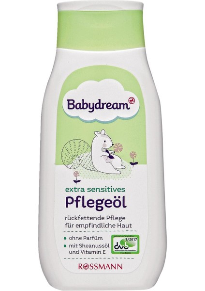 Bebek Bakım Yağı Çok Hassas Cilt E Vitamini ve Shea Fındığı Yağlı 250 ml