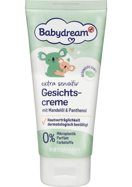 Bebek Yüz Bakım Kremi Çok Hassas Cilt Badem Yağlı 100 ml