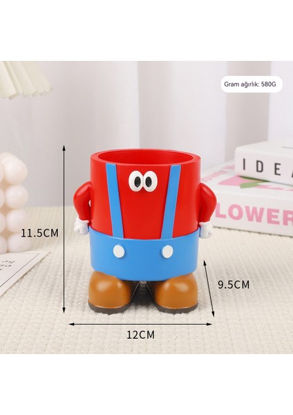 Sevimli Çizgi Film Yaratıcı Reçine Büyük Kapasiteli Askı Pantolon Kötü Adam Kalem Tutucu (Yurt Dışından) fırsatları