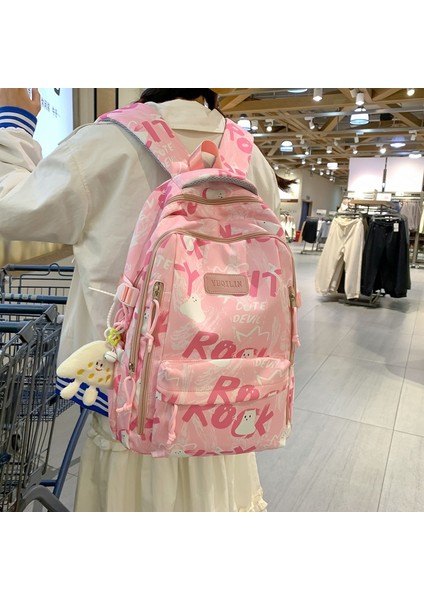 Ortaokul Kızları Niş Harajuku Tasarım Sırt Çantası (Yurt Dışından)