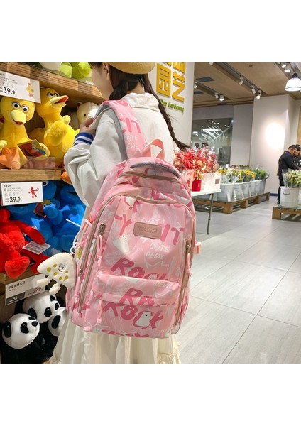 Ortaokul Kızları Niş Harajuku Tasarım Sırt Çantası (Yurt Dışından)