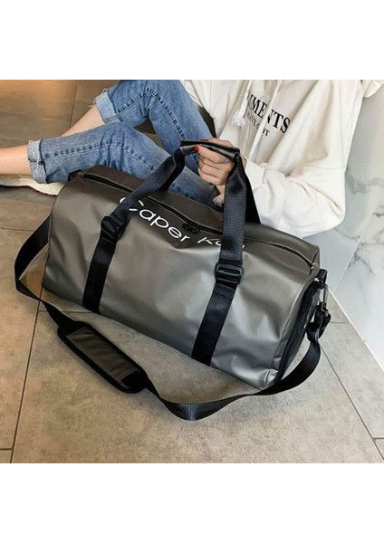 Kısa Mesafeli Seyahat Çantası Büyük Kapasiteli El No Bağımsız Ayakkabı Deposu Kuru ve Islak Ayırma Tek Omuzlu Spor Çantası (Yurt Dışından) modelleri